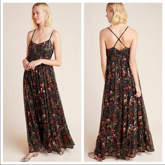 Anthropologie Dresses & Skirts - New Anthropologie Massima pleated maxi dress XS S L